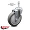Service Caster 5 Inch Thermoplastic Rubber Wheel Swivel 10mm Threaded Stem Caster SCC SCC-TS20S514-TPRB-M1015 - alternate 1